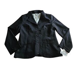Pendleton womens Sz 8P black blazer new